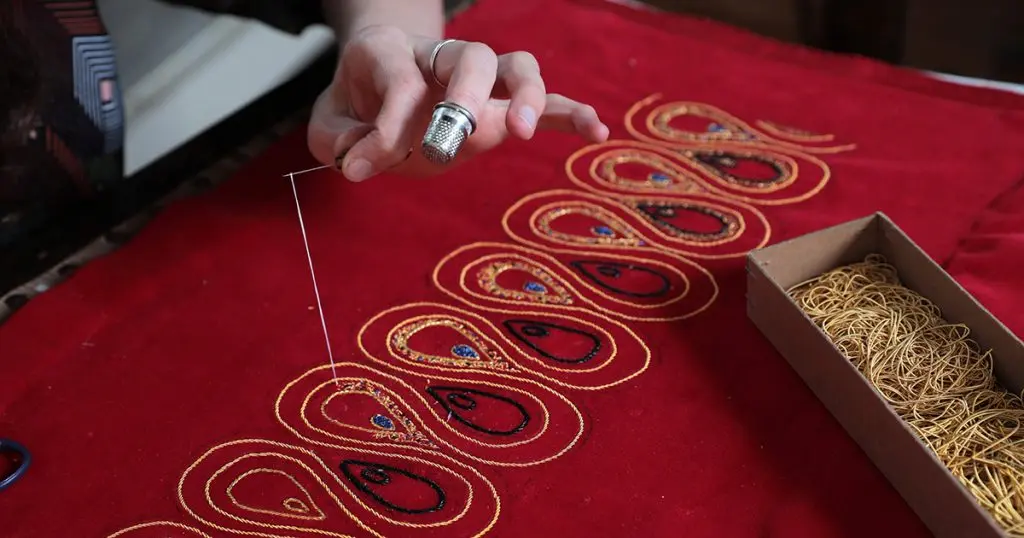 Maison des Grenadières broderie